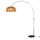 Integrated LED light source of the fishing lamp shining brightly in a dark room
