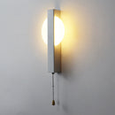 Angled perspective showcasing the ultra-slim profile of the minimalist wall fixture