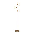 Tall vertical standing floor lamp measuring D35 by H155 cm next to a sofa