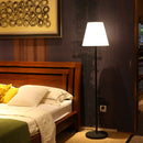 Slim profile of the LED decorative floor lamp fitting perfectly into a compact corner space